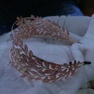 Gold leaf headband